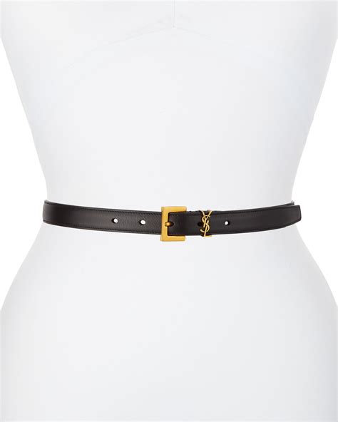 what does ysl belt buckle mean|YSL monogram leather belt.